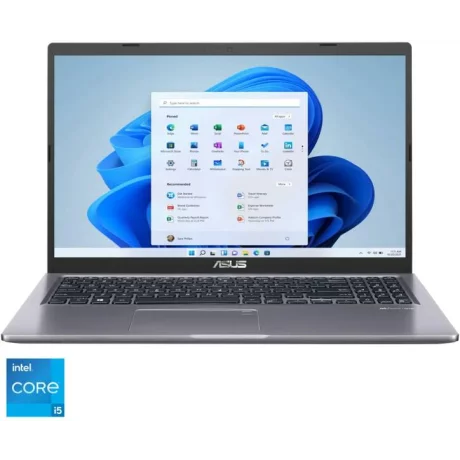 ASUS X515EA Intel Core i5-1135G7 15.6inch FHD 8GB 512GB M.2 NVMe PCIe 3.0 SSD Intel Iris Xe W11H 2Y Slate Grey, &quot;X515EA-BQ1114W&quot; (include TV 3.25lei)