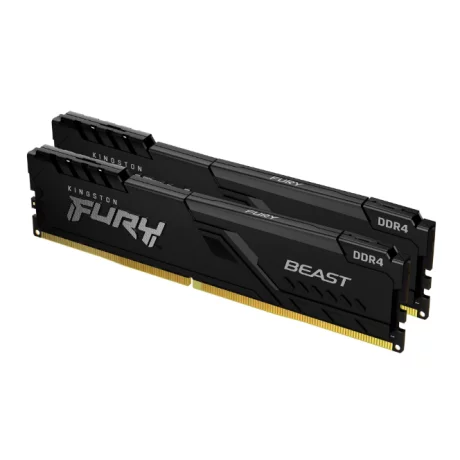 KINGSTON DRAM 32GB 3200MHz DDR4 CL16 DIMM (Kit of 2) FURY Beast RGB Black EAN: 740617319149, &quot;KF432C16BBAK2/32&quot;