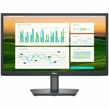 Monitor LED Dell E2222HS, 21.45&quot;, FHD 1920x1080 VA AG 16:9 60Hz, 250 cd/m2, 3000:1, 178/178, 5ms GtG, Flicker Free, 1xHDMI, 1xDP, 1xVGA, Height, Tilt adjustable, &quot;E2222HS-05&quot; (include TV 6.00lei)