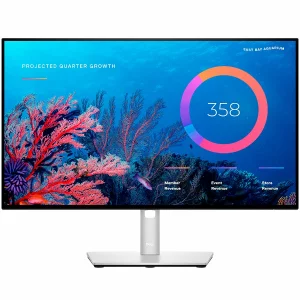 Monitor LED DELL UltraSharp U2422HE , 23.8 16:9, IPS LED backlit, AG, 3H coating, 1920x1080, 1000:1, 250 cd/m2, 5 ms, 178/178, HDMI, DP, DP-out, USB-C, USB 3.2 Hub, RJ-45, height, pivot, tilt ,swivel, VESA, &quot;U2422HE-05&quot; (include TV 6.00lei)