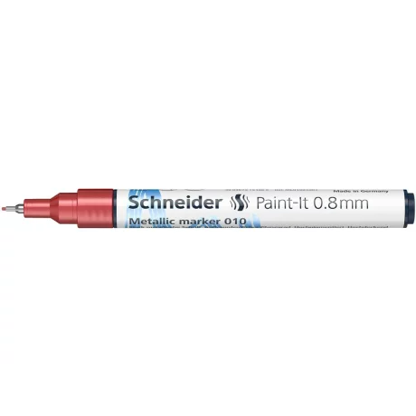 Marker metalic Schneider Paint-It 010 0,8 mm Rosu Metalizat