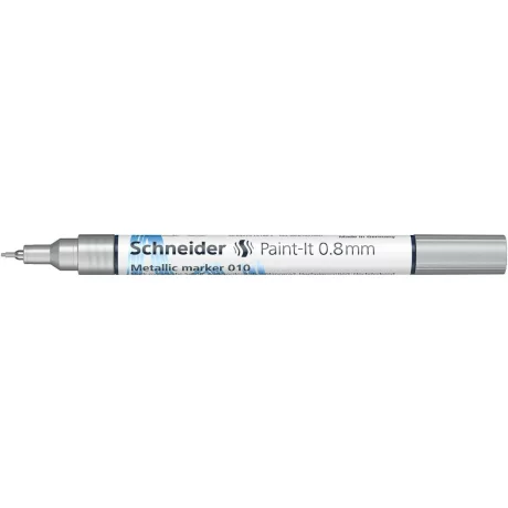 Marker metalic Schneider Paint-It 010 0,8 mm Argintiu Metalizat