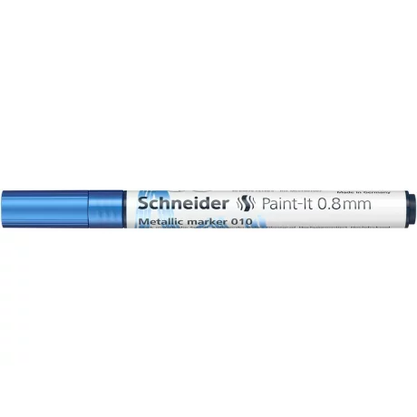 Marker metalic Schneider Paint-It 010 0,8 mm Albastru Metalizat