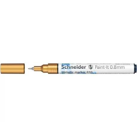 Marker metalic Schneider Paint-It 010 0,8 mm Auriu Metalizat