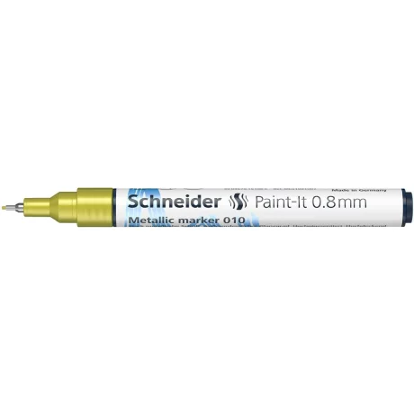 Marker metalic Schneider Paint-It 010 0,8 mm Galben Metalizat