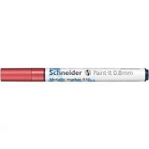 Marker metalic Schneider Paint-It 010 0,8 mm Rosu Metalizat