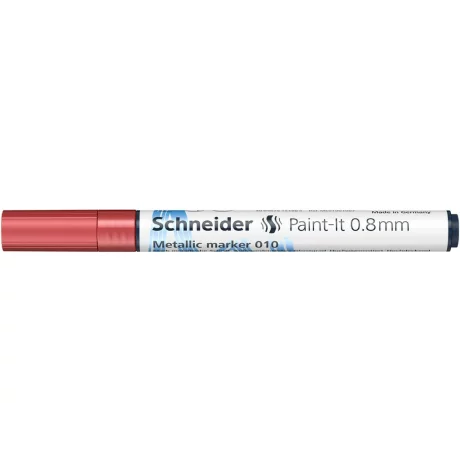 Marker metalic Schneider Paint-It 010 0,8 mm Rosu Metalizat