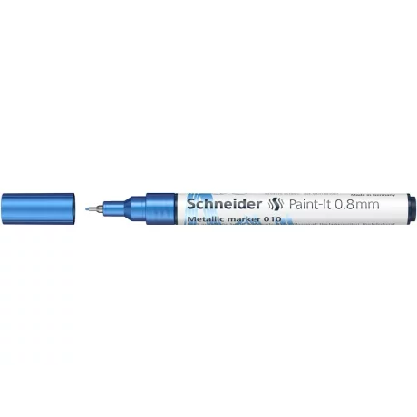 Marker metalic Schneider Paint-It 010 0,8 mm Albastru Metalizat