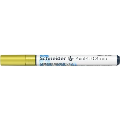 Marker metalic Schneider Paint-It 010 0,8 mm Galben Metalizat