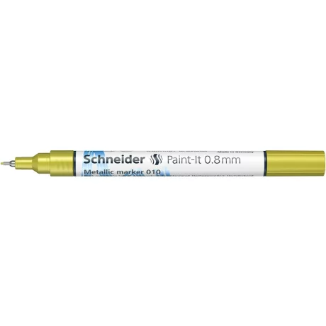 Marker metalic Schneider Paint-It 010 0,8 mm Galben Metalizat