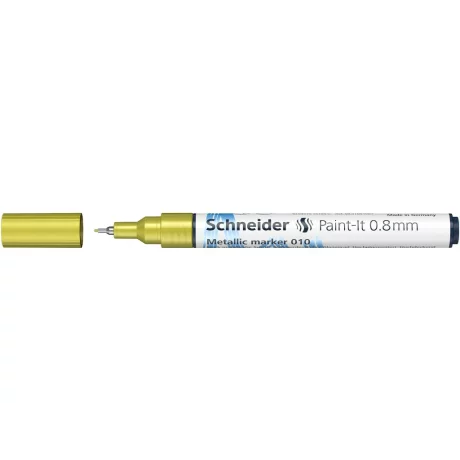 Marker metalic Schneider Paint-It 010 0,8 mm Galben Metalizat