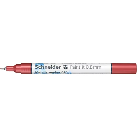 Marker metalic Schneider Paint-It 010 0,8 mm Rosu Metalizat