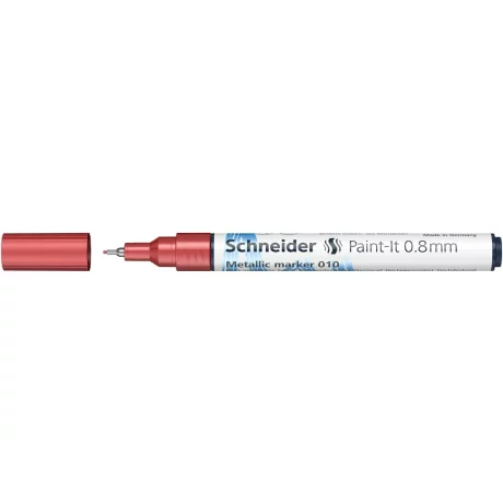 Marker metalic Schneider Paint-It 010 0,8 mm Rosu Metalizat