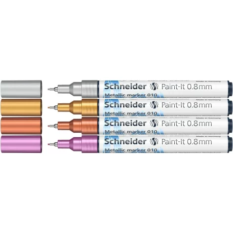 Marker metalic Schneider Paint-It 010 0,8 mm Set 1