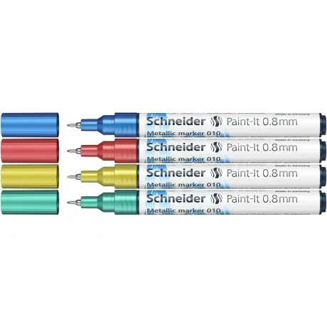 Marker metalic Schneider Paint-It 010 0,8 mm Set 2