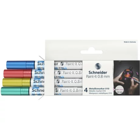 Marker metalic Schneider Paint-It 010 0,8 mm Set 2