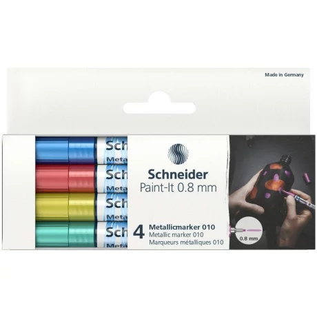 Marker metalic Schneider Paint-It 010 0,8 mm Set 2