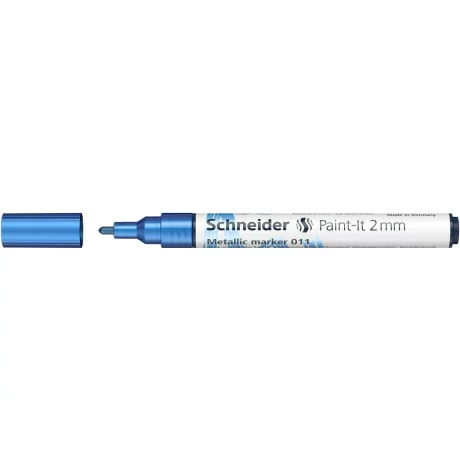 Marker metalic Schneider Paint-It 011 2 mm Albastru Metalizat