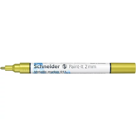 Marker metalic Schneider Paint-It 011 2 mm Galben Metalizat