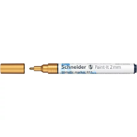 Marker metalic Schneider Paint-It 011 2 mm Auriu Metalizat