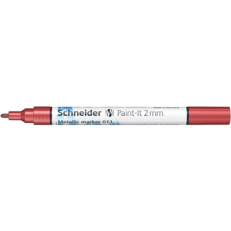 Marker metalic Schneider Paint-It 011 2 mm Rosu Metalizat