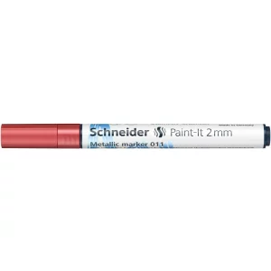 Marker metalic Schneider Paint-It 011 2 mm Rosu Metalizat