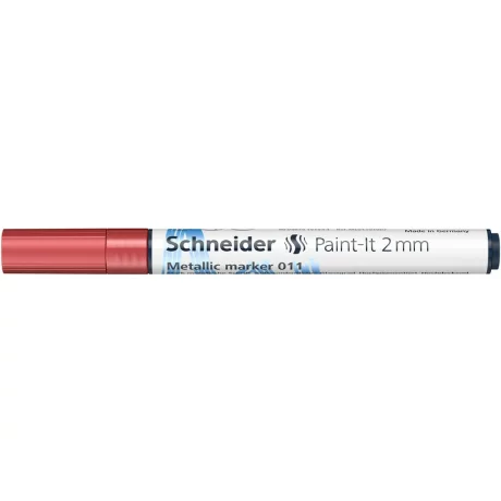 Marker metalic Schneider Paint-It 011 2 mm Rosu Metalizat