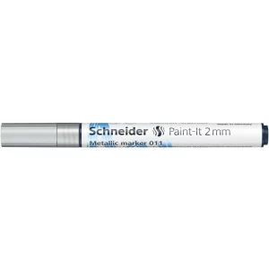 Marker metalic Schneider Paint-It 011 2 mm Argintiu Metalizat