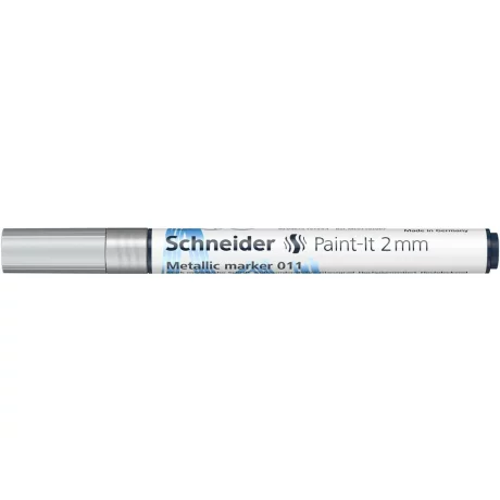 Marker metalic Schneider Paint-It 011 2 mm Argintiu Metalizat