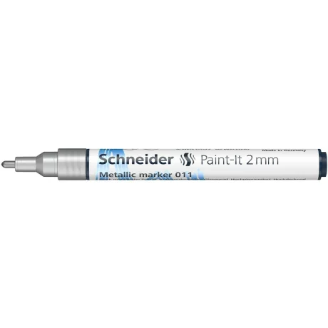 Marker metalic Schneider Paint-It 011 2 mm Argintiu Metalizat
