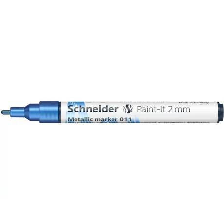 Marker metalic Schneider Paint-It 011 2 mm Albastru Metalizat