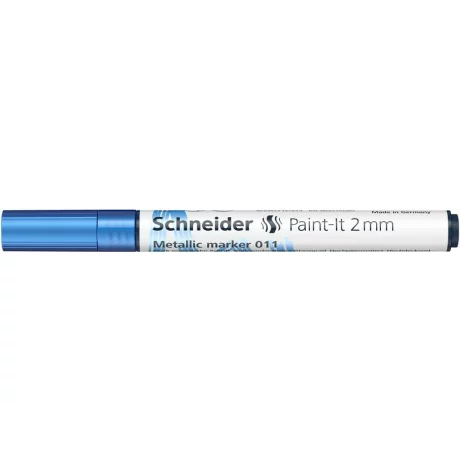 Marker metalic Schneider Paint-It 011 2 mm Albastru Metalizat