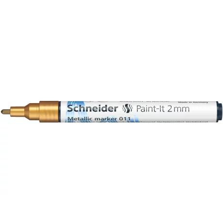 Marker metalic Schneider Paint-It 011 2 mm Auriu Metalizat