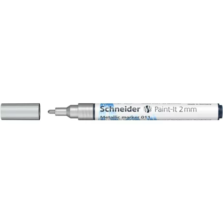 Marker metalic Schneider Paint-It 011 2 mm Argintiu Metalizat