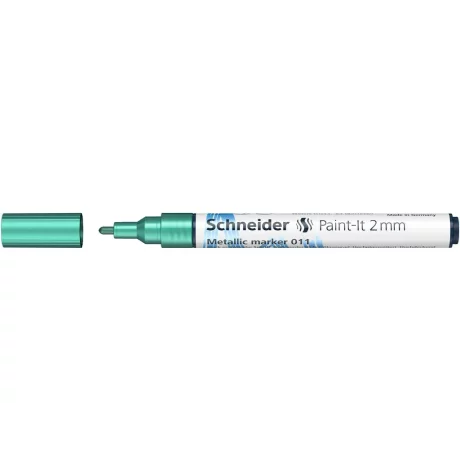 Marker metalic Schneider Paint-It 011 2 mm Verde Metalizat