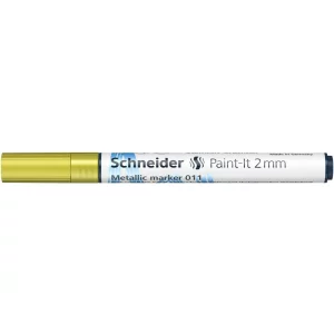 Marker metalic Schneider Paint-It 011 2 mm Galben Metalizat