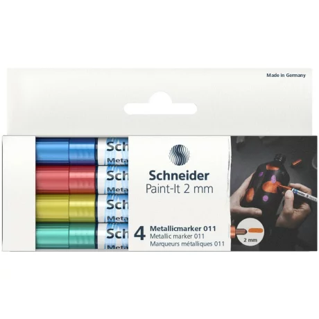 Marker metalic Schneider Paint-It 011 2 mm Set 2