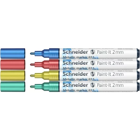 Marker metalic Schneider Paint-It 011 2 mm Set 2