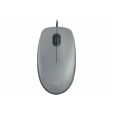 MOUSE LOGITECH M110 Silent - MID GRAY - USB - EMEA - ARCA M110S, 910-005490