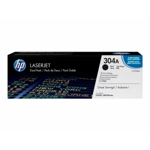 Cartus Toner Dual-Pack Original HP Black, nr.304A,  2x3.5K, CC530AD