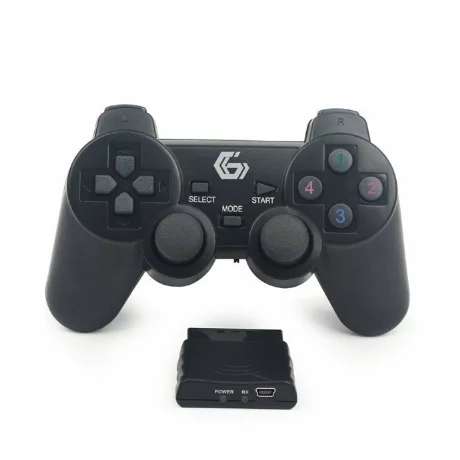 GAMEPAD wireless GEMBIRD, PC | PS2 | PS3, 2.4 GHz, negru, JPD-WDV-01