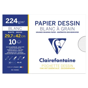 Hârtie desen A3, 10 coli, Clairefontaine