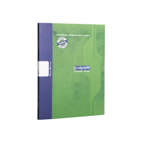 Notebook A5+ (17 x 22 cm) capsat, 48 file, liniatura franceza, Calligraphe 7000, Clairefontaine