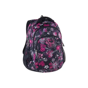 Rucsac Teens Black Flower