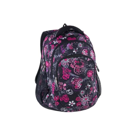 Rucsac Teens Black Flower