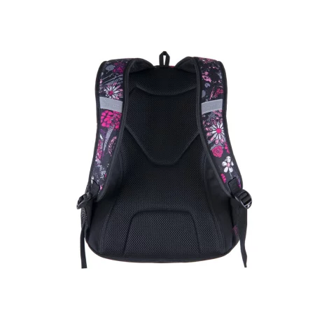 Rucsac Teens Black Flower