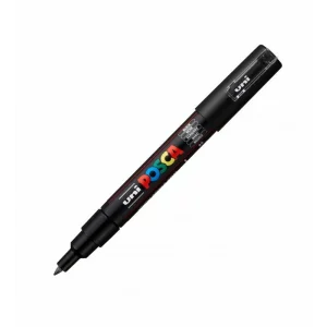 Marker UNI PC-1M Posca, 0.7 Mm, Negru