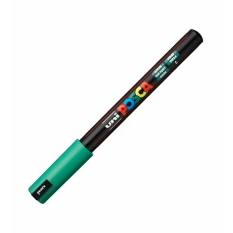 Marker Uni Posca 0.7mm Pc-1mr Verde Metalic