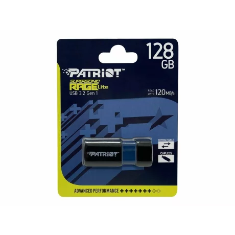 PATRIOT Supersonic Rage Lite USB 3.2 Gen 1 Flash Drive 128GB