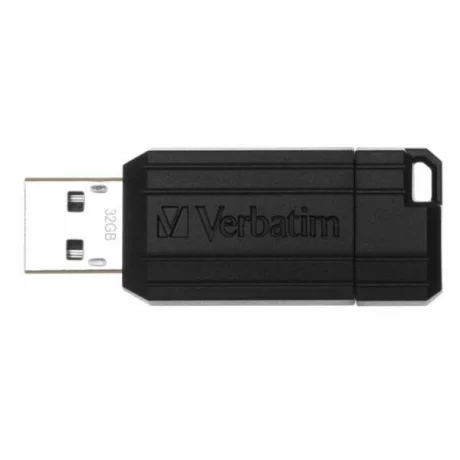 Memorie USB VERBATIM 32GB USB 2.0 PINSTRIPE BLACK 49064